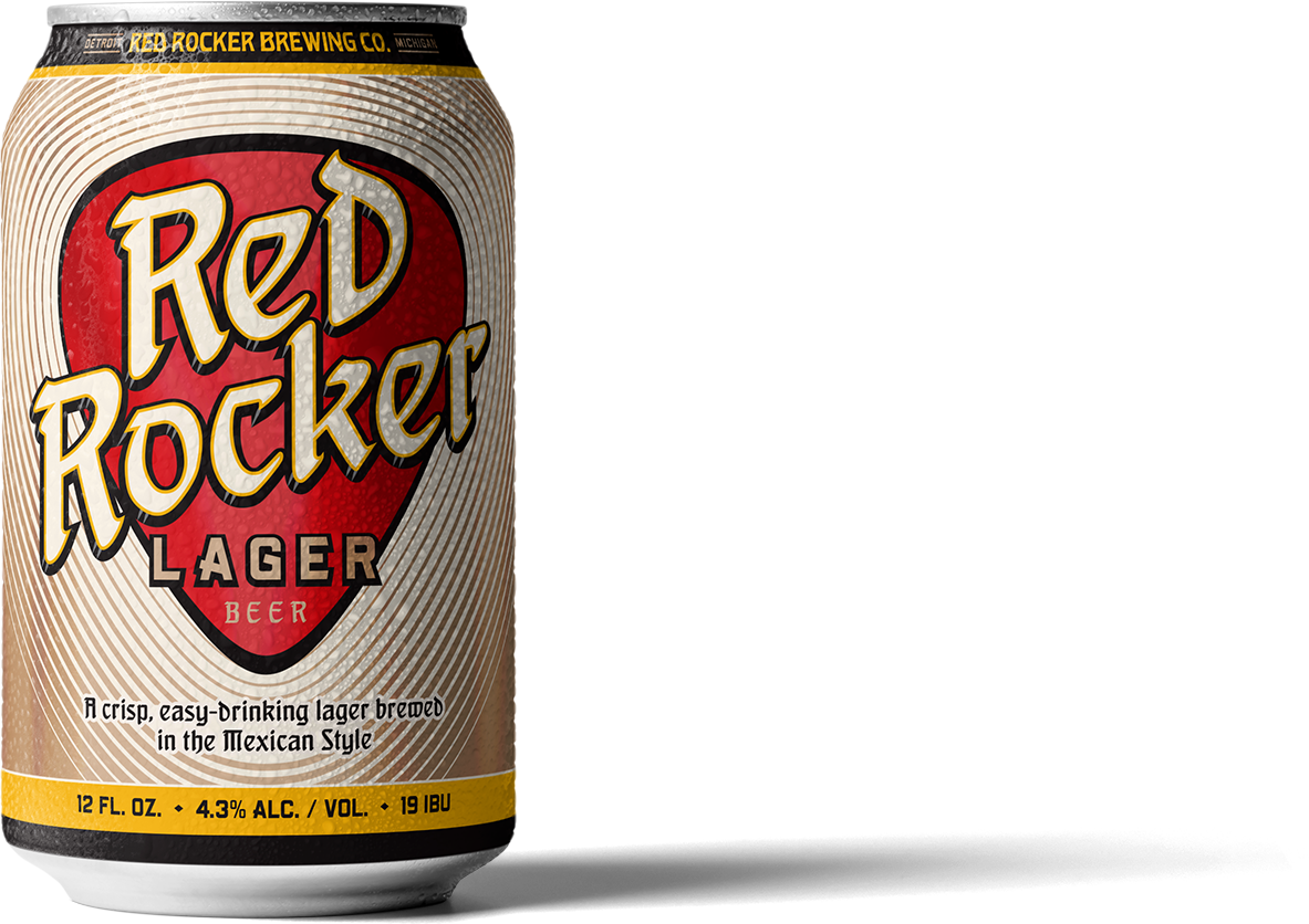 Can of Red Rocker Brewing Co Beer